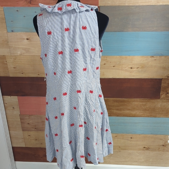 Crown & Ivy Blue Striped Tank with Red Accents - Picture 6 of 7